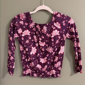 Floral Purple Girl’s Top 7/8